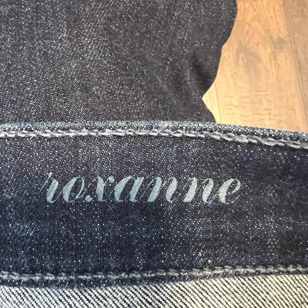 7 For All ManKind Roxanne Skinny Jeans Size 24 Color Dark Blue - Picture 9 of 13